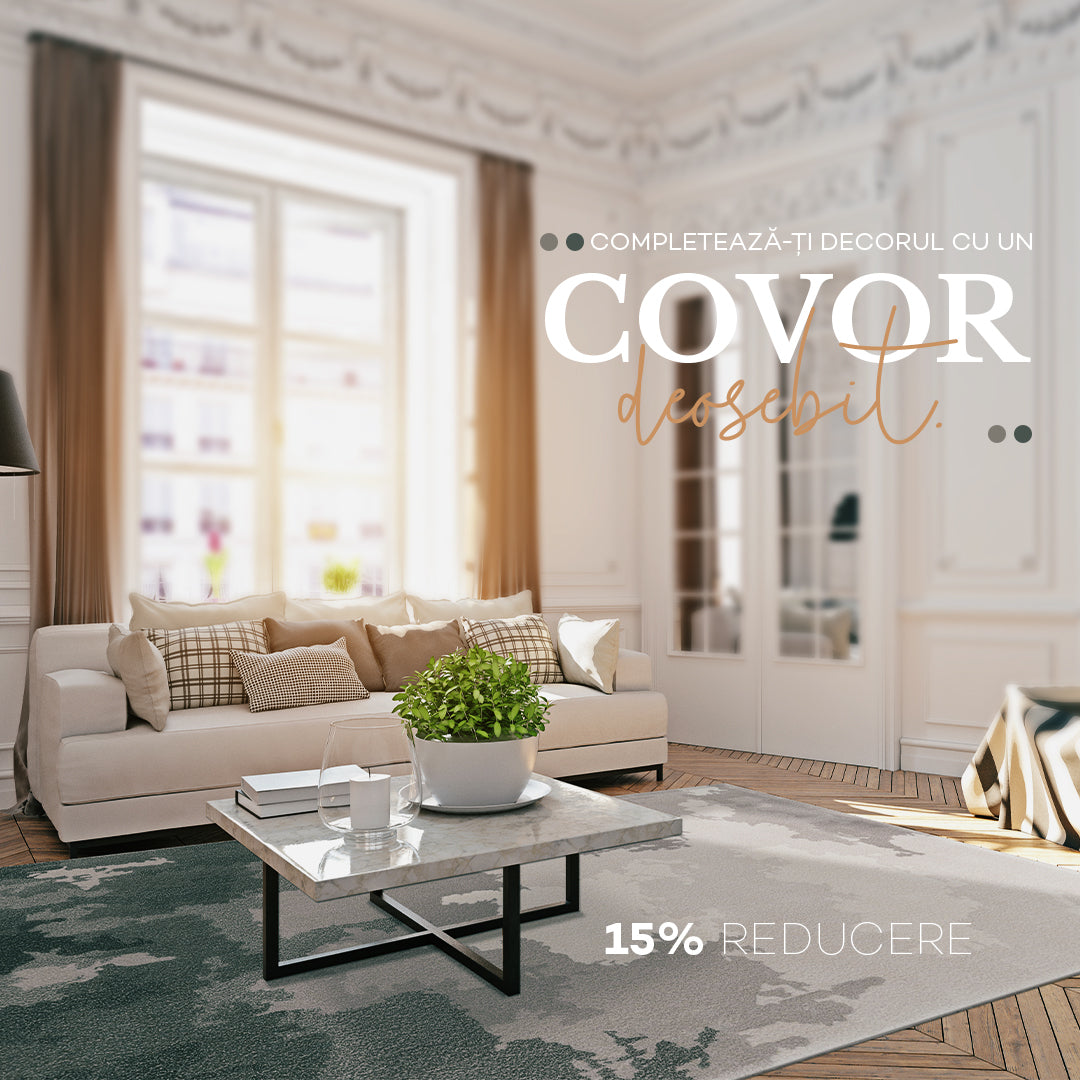 Schimbă instant aspectul camerei cu un covor nou