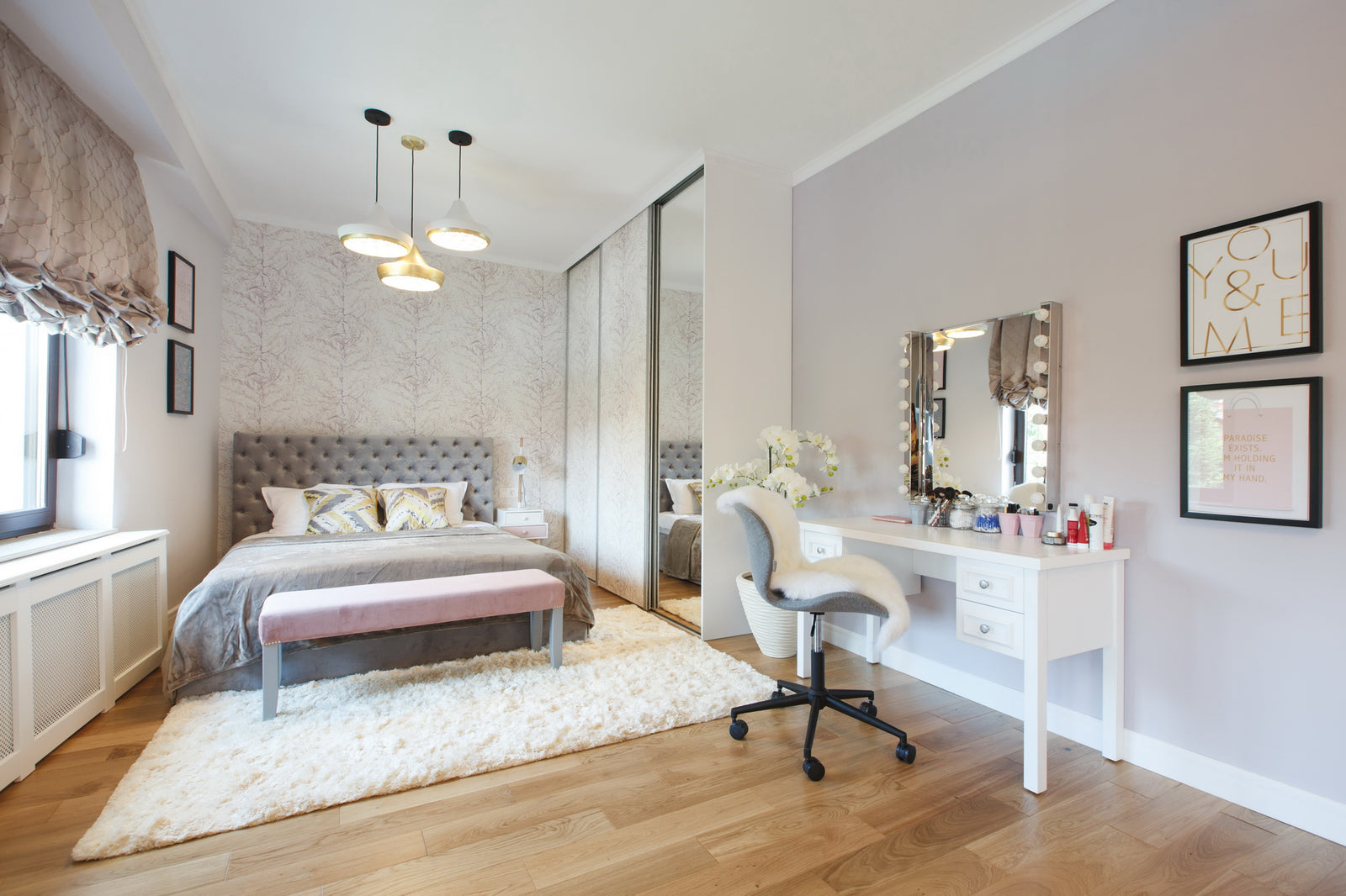 Dormitorul, liniste si armonie in 4 pasi