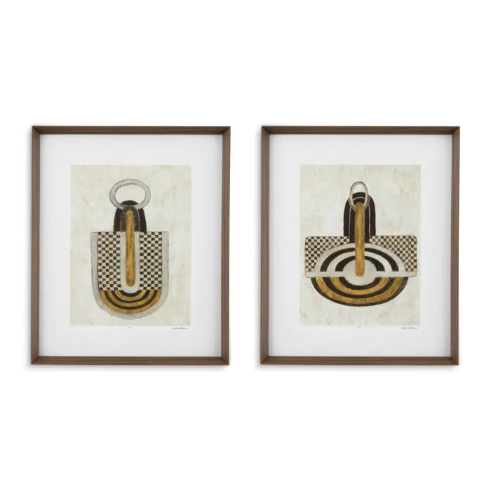 Set de 2 Tablouri Objet d'Art by Vanna Lam