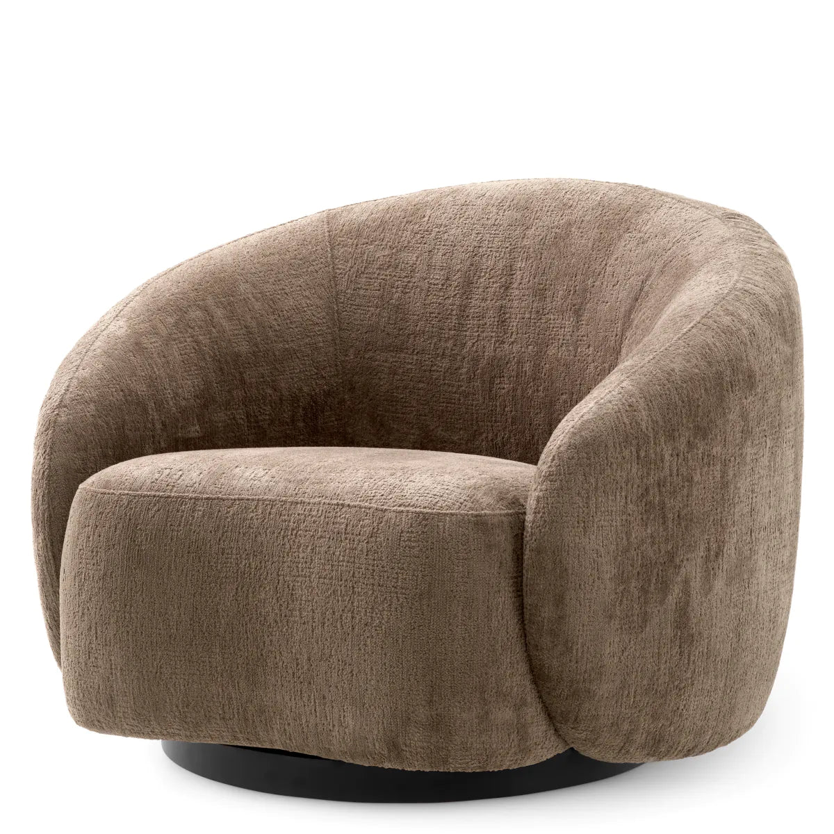 Fotoliu rotativ Amore, culoare aveline brown