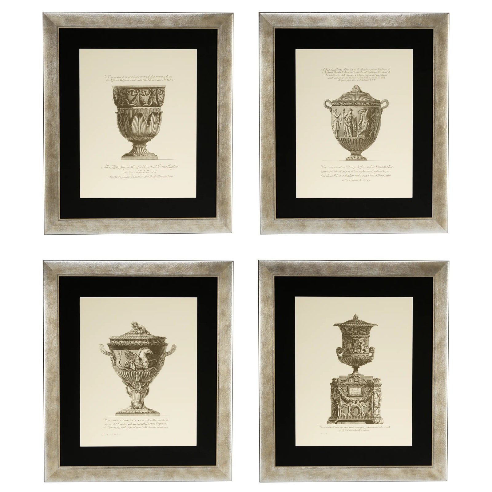 Set 4 Tablouri Print Giovanni Battista