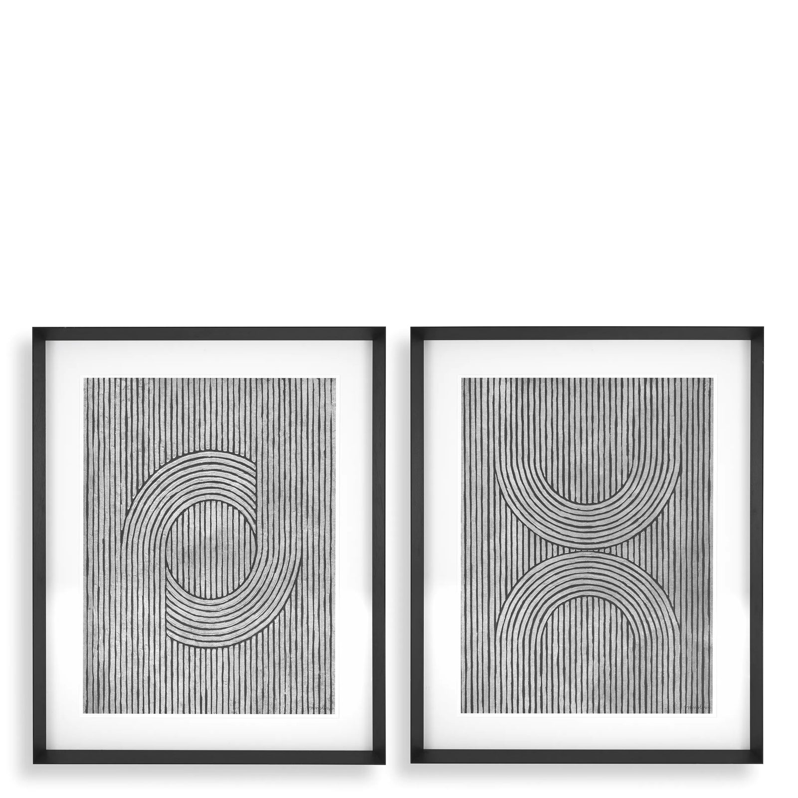 Set 2 Tablouri Print Cedar grooves