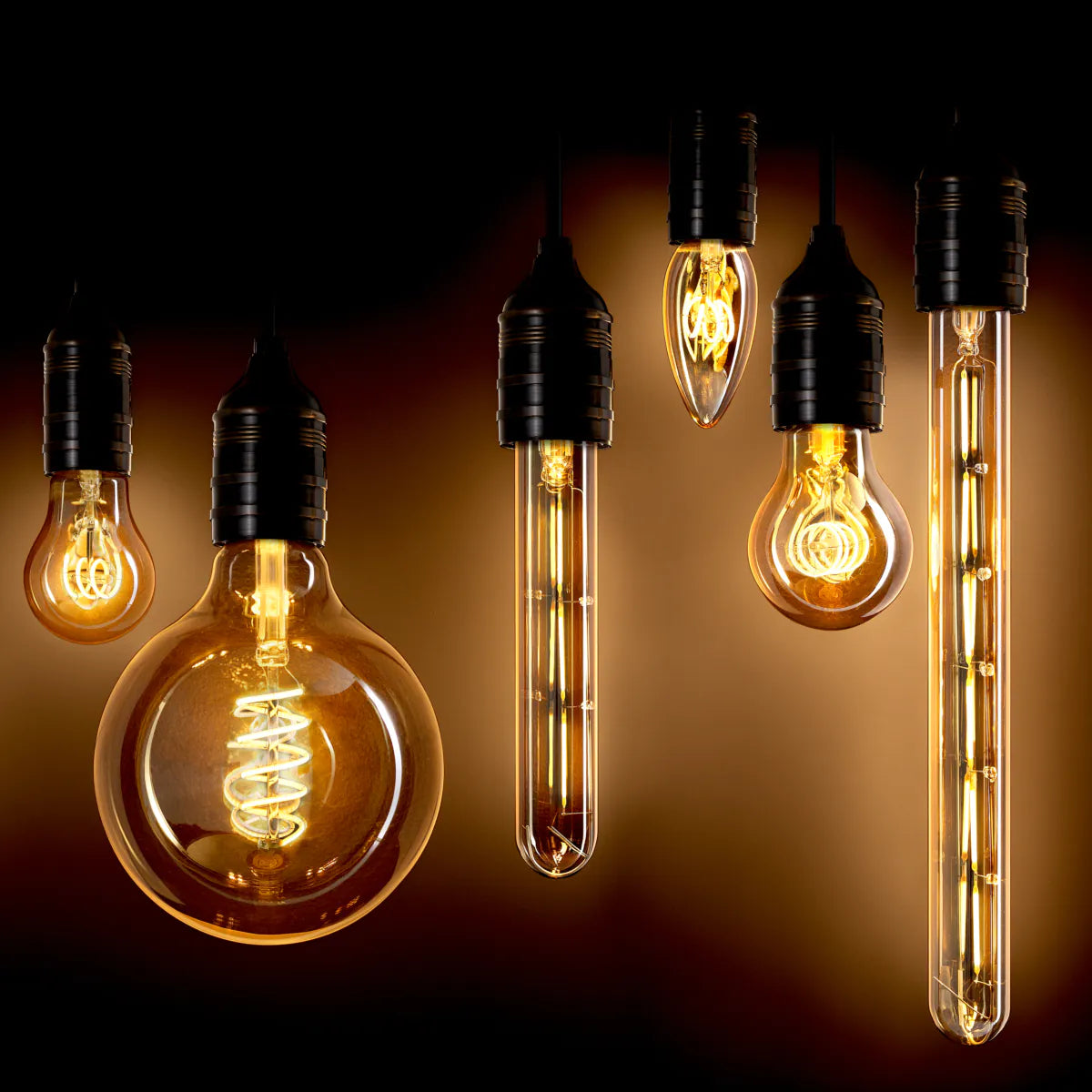 Bec LED Goldline Tubular 6W E27 | set de 4