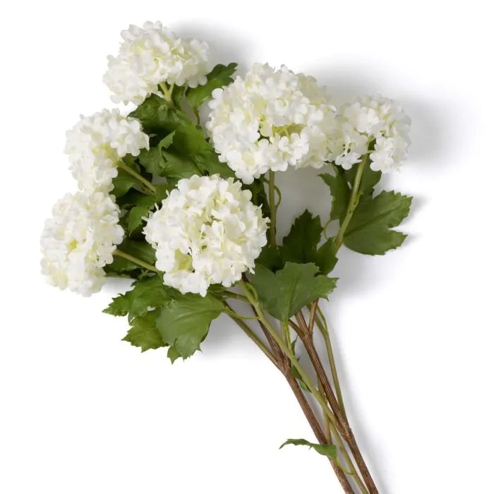 Buchet de hortensii real touch alb 36 buc