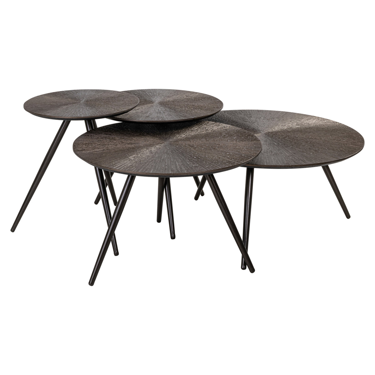 Set de 4 masute Quadra Brunzae