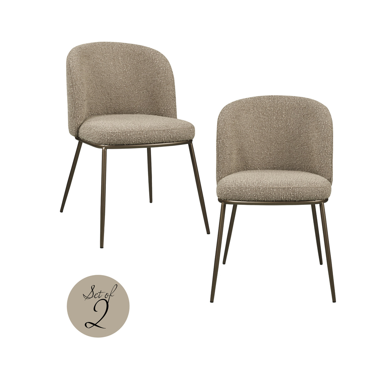 Set de 2 scaune de dining Elvi