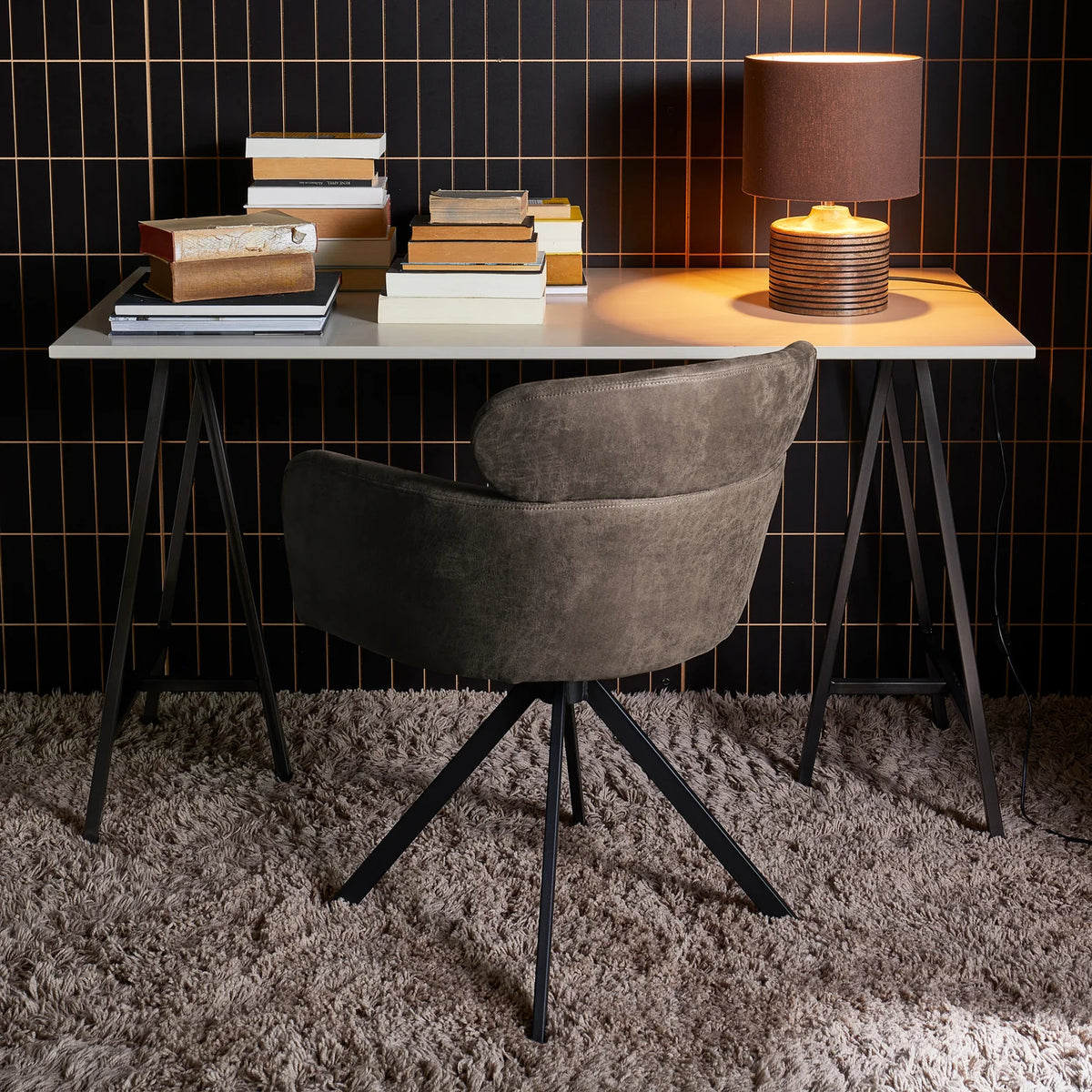 Scaun de dining Fenne gri