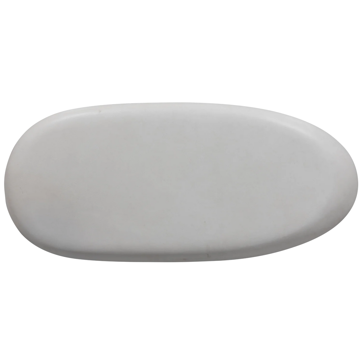 Măsuță albă compozit Pebble