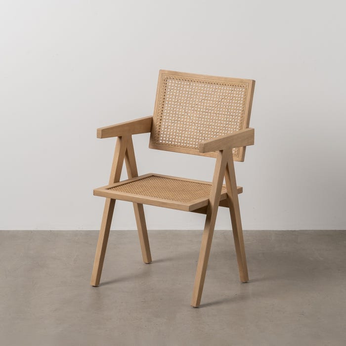 Set de 2 scaune din lemn natural Way wood