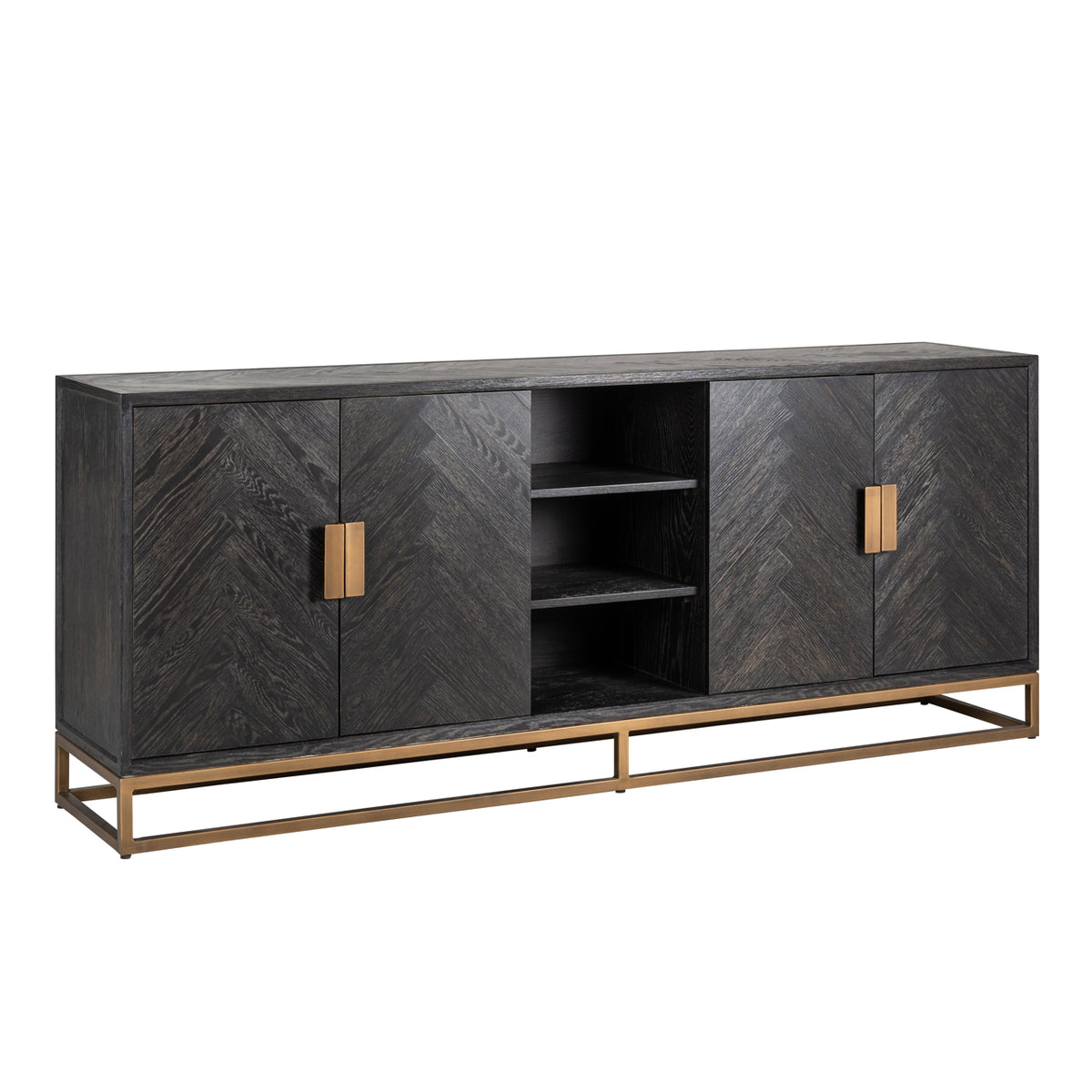 Comoda neagra Blackbone