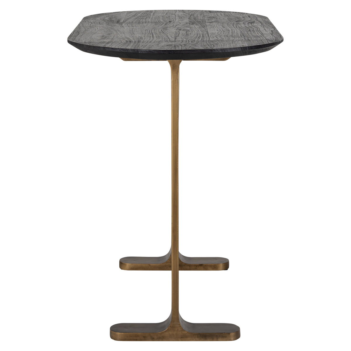 Masa Revelin negru/auriu 140