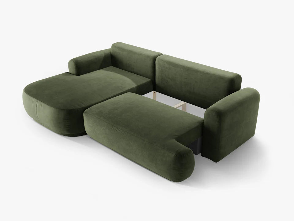 Canapea extensibilă Ella verde