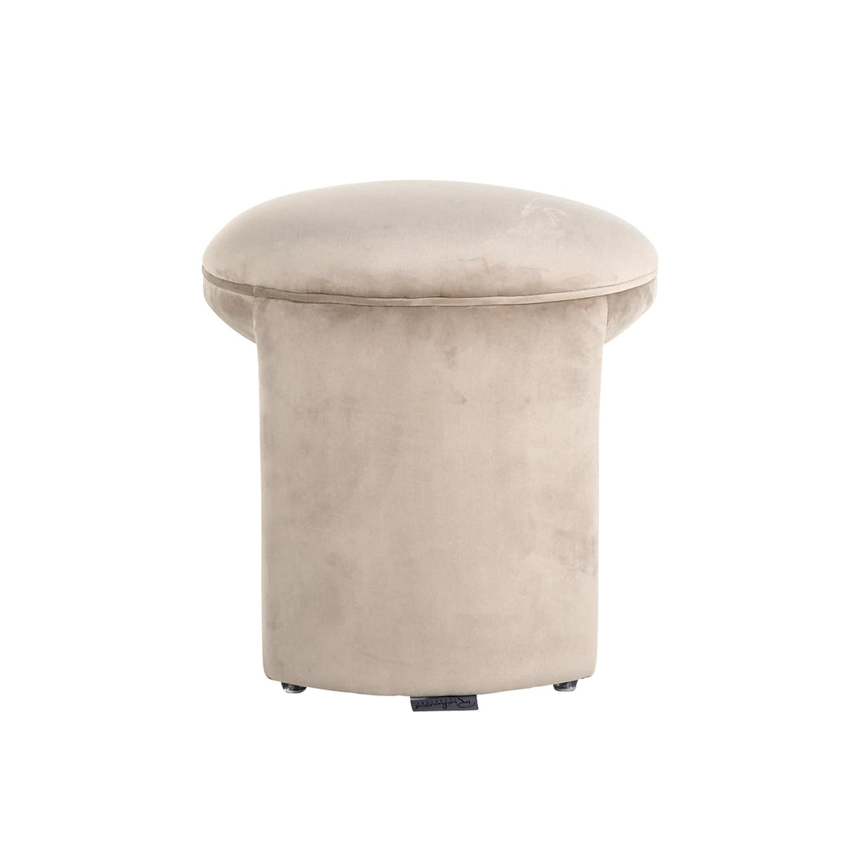 Pouf Fargo catifea kaki (Quartz Khaki 903)