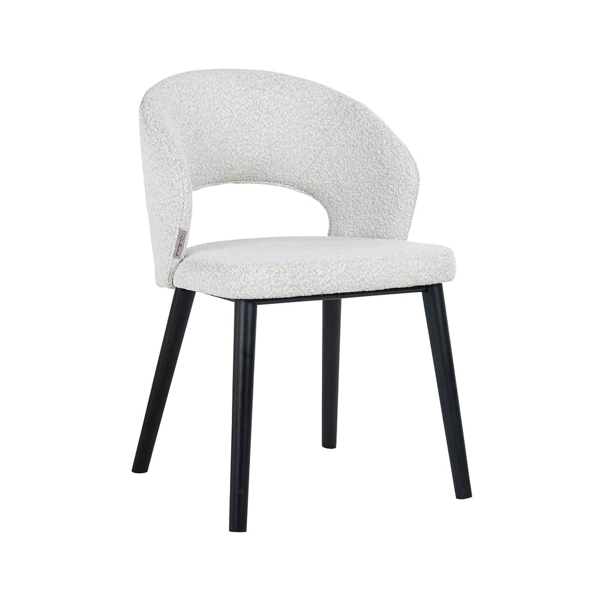 Scaun Savoy alb bouclé (Copenhaga 900 Bouclé alb)