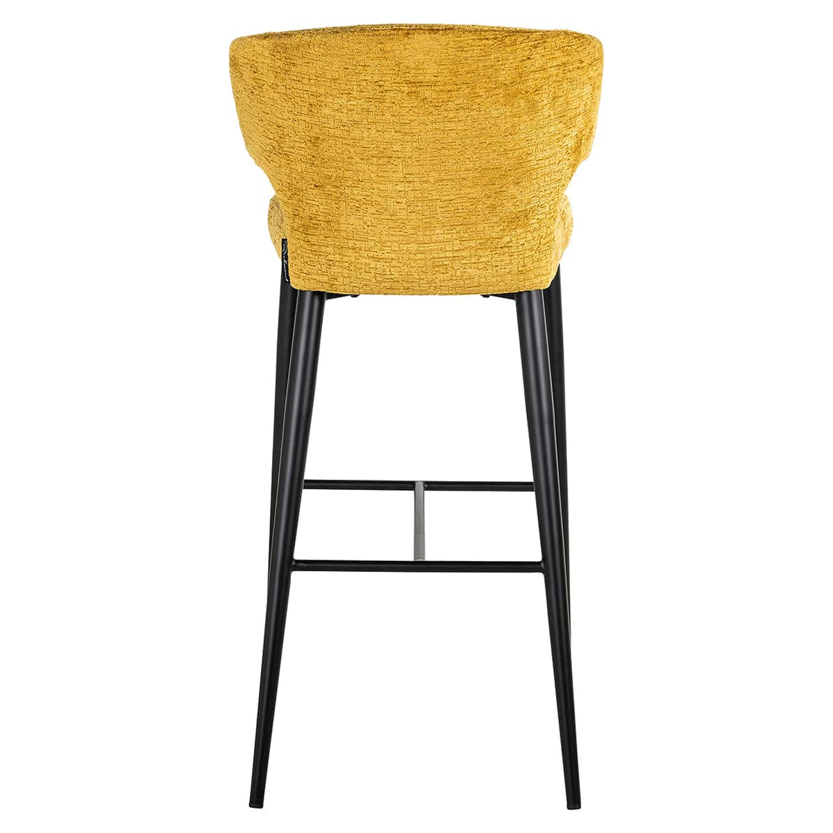 Scaun de bar Taylor mustard l H: 103 cm