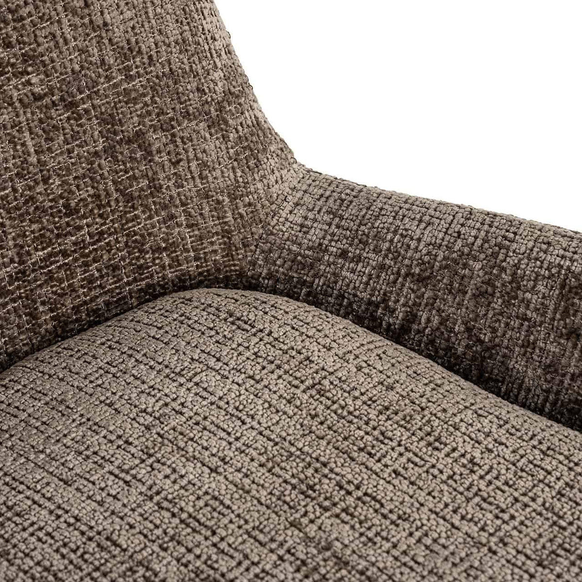 Scaun de bar Linsey stone chenille