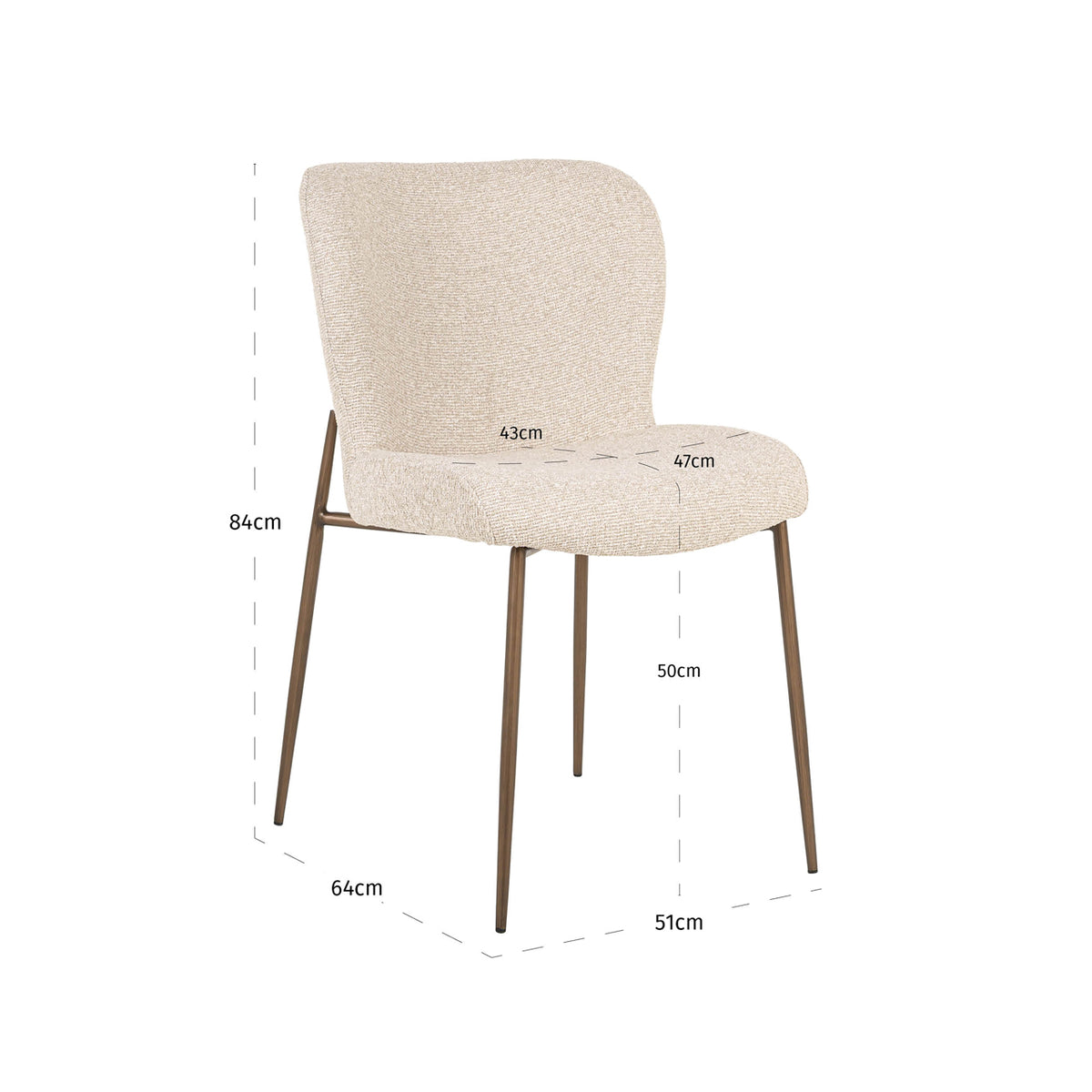 Set de 2 scaune de dining Odarby