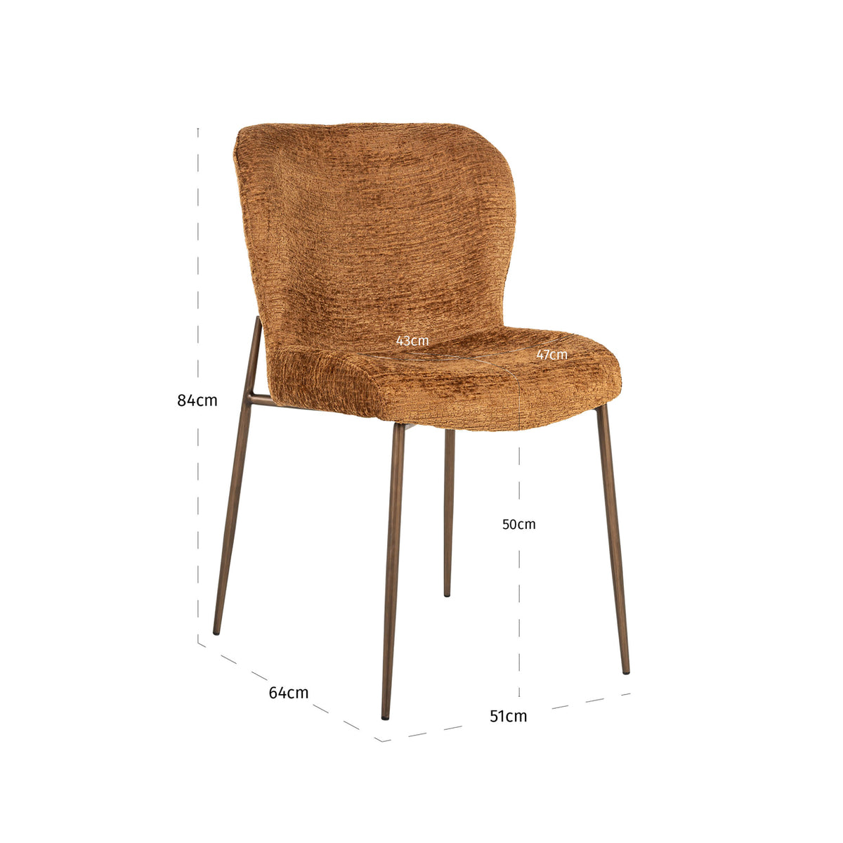 Set de 2 scaune de dining Odarby