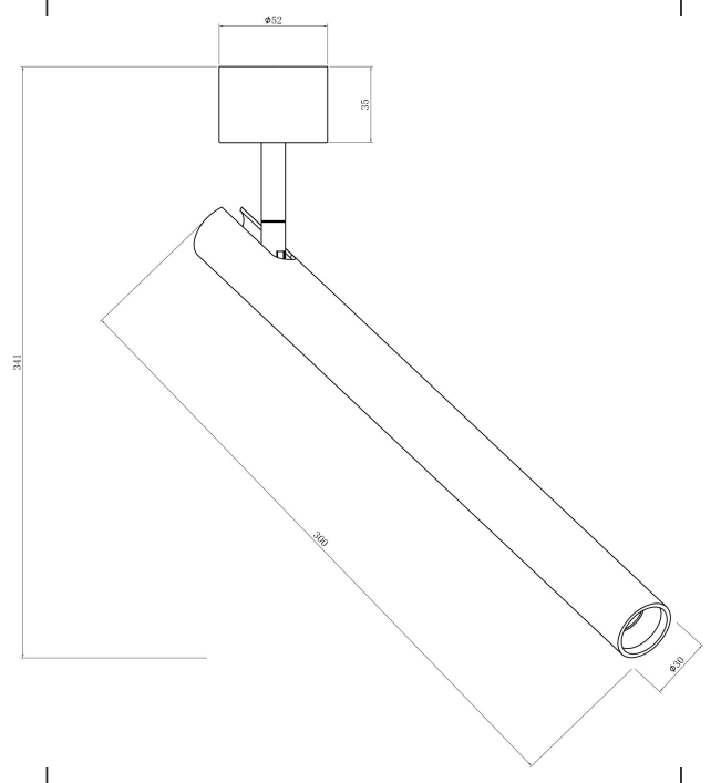 Aplică perete Downlight gold L