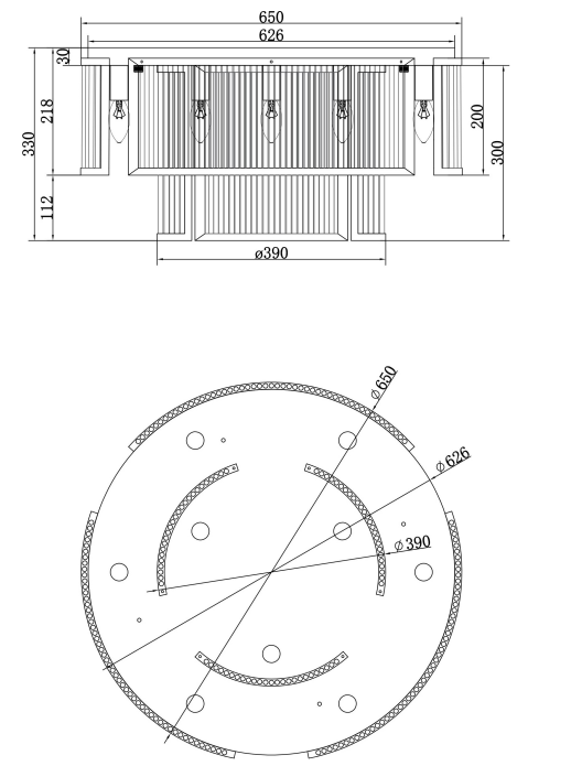 Candelabru Frame L