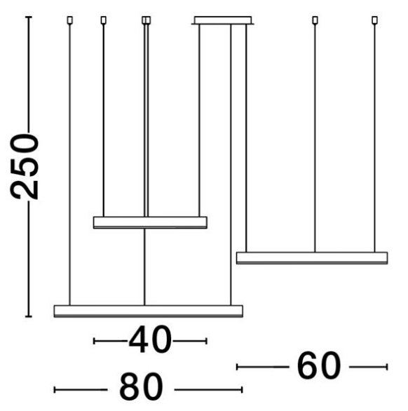 Candelabru Elowen gold