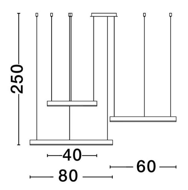 Candelabru Elowen black