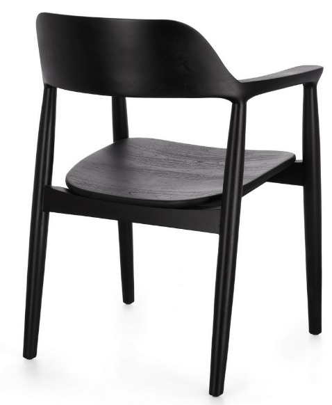 Set de 2 Scaune dining Idris black