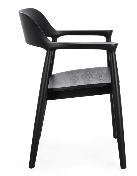 Set de 2 Scaune dining Idris black