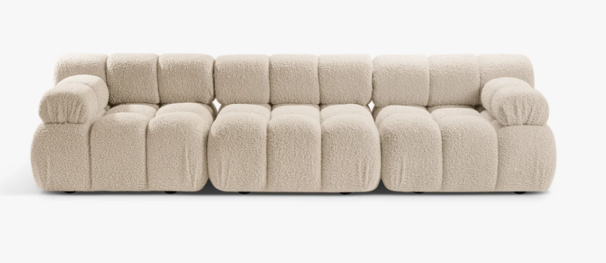 Canapea 3 locuri Bellis | Boucle