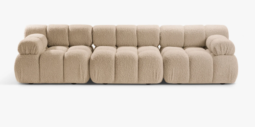 Canapea 3 locuri Bellis | Boucle