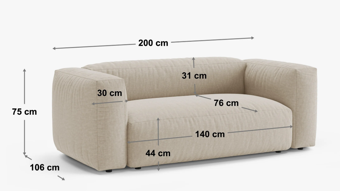 Canapea Martina 2 locuri | Catifea