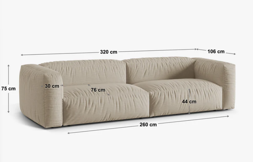 Canapea Martina 4 locuri | Catifea