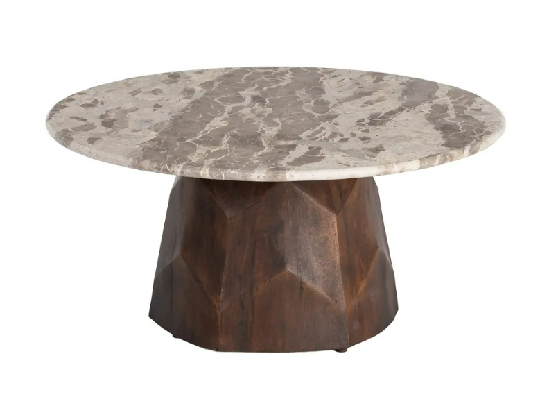 Masuta de cafea MARBLE 90x90x40 cm