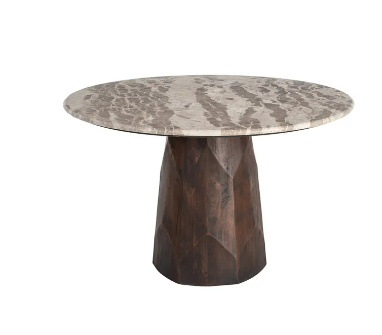 Masa dining MARBLE 120x120x77 cm