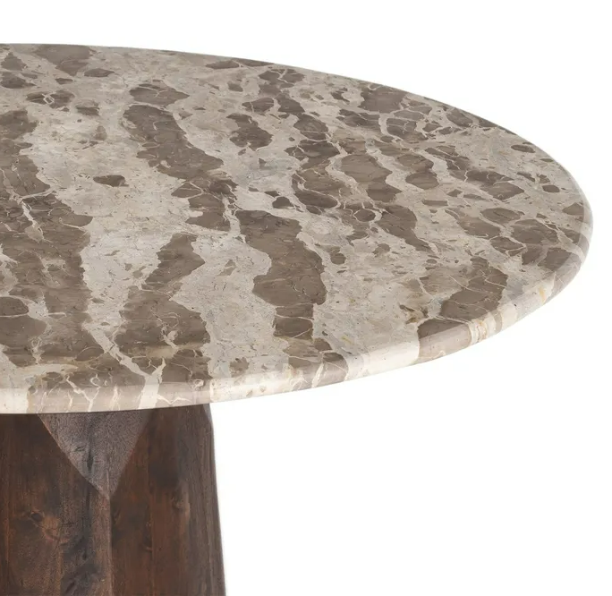 Masa dining MARBLE 120x120x77 cm