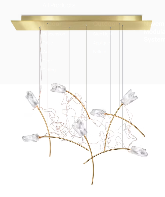 Candelabru Tulip 7 Linear