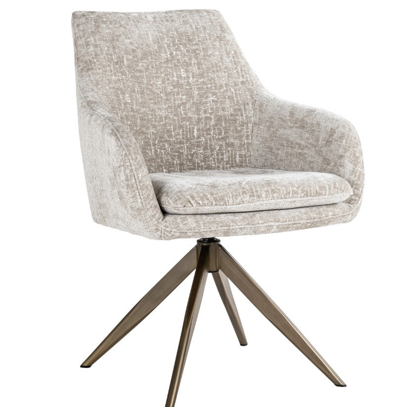 Scaun de dining Lisonne, culoare pearl island