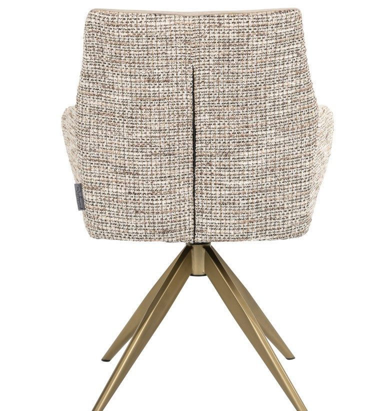 Scaun de dining Lisonne, culoare trendy nature