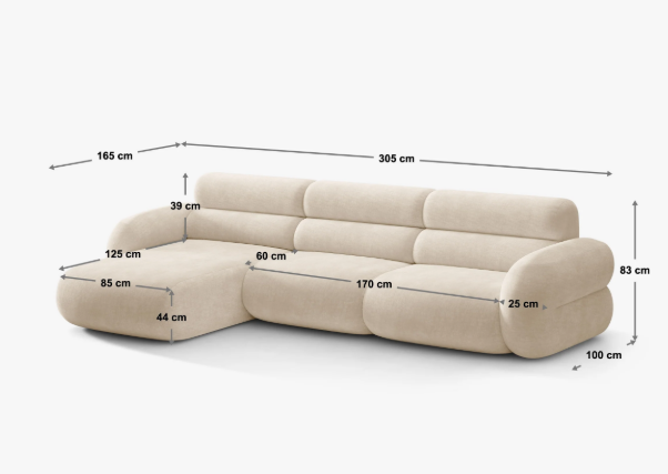 Coltar Neo 4 locuri | Chenille