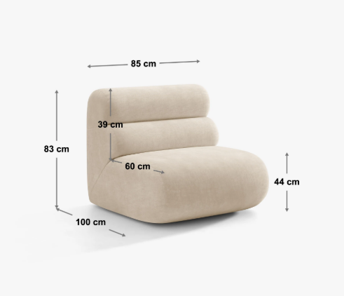 Modul canapea Neo fara brate | Boucle
