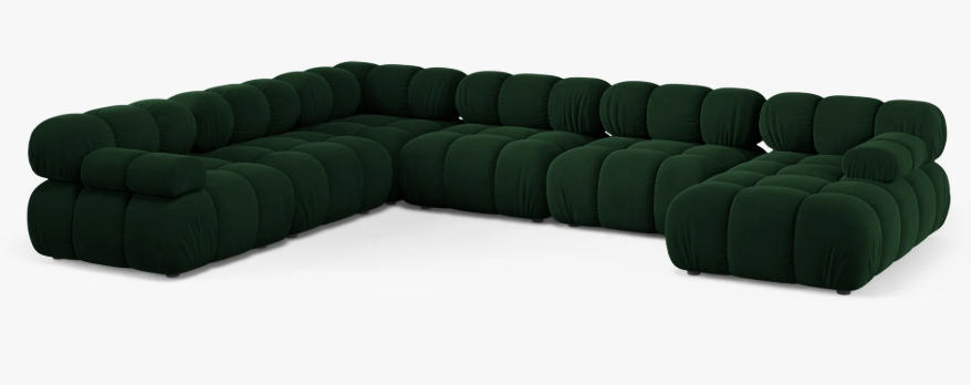 Canapea modulară Bellis | Catifea(Venus)