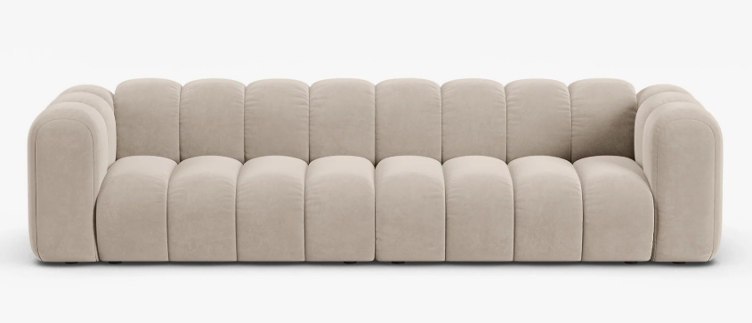 Canapea Lupine 4 locuri | Catifea