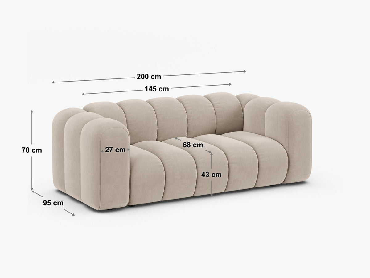 Canapea Lupine 2 locuri | Catifea