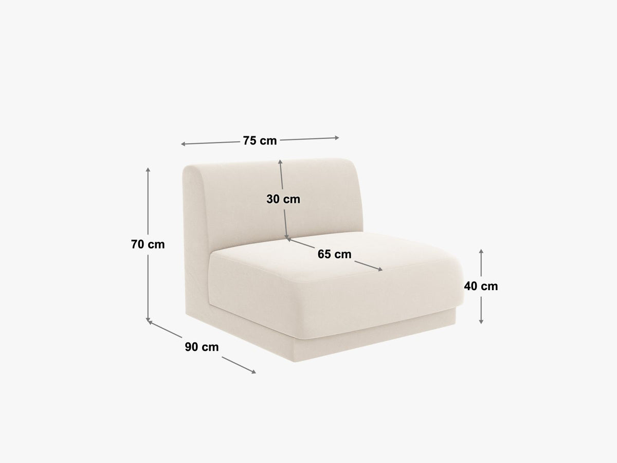 Modul Canapea Miley fara brate | Chenille