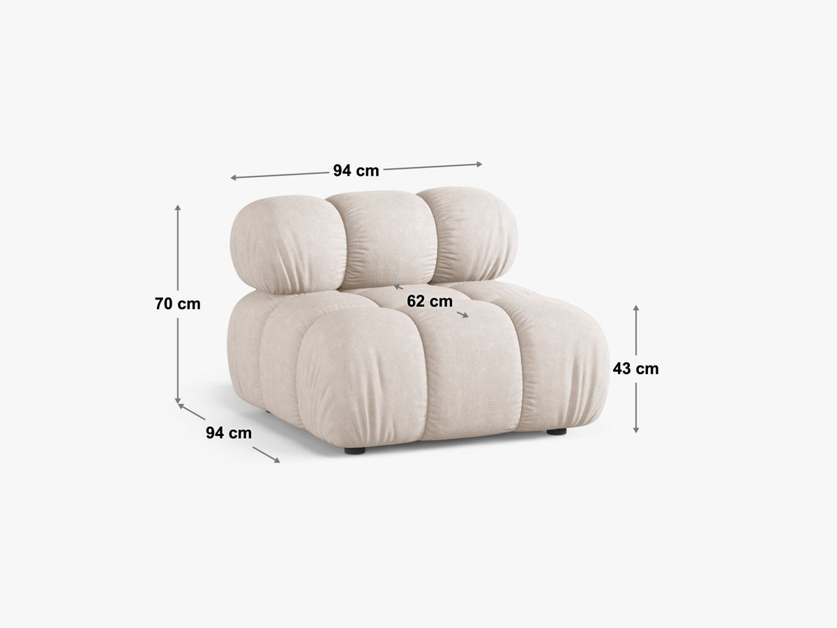 Modul fara brate, canapea Bellis | Boucle