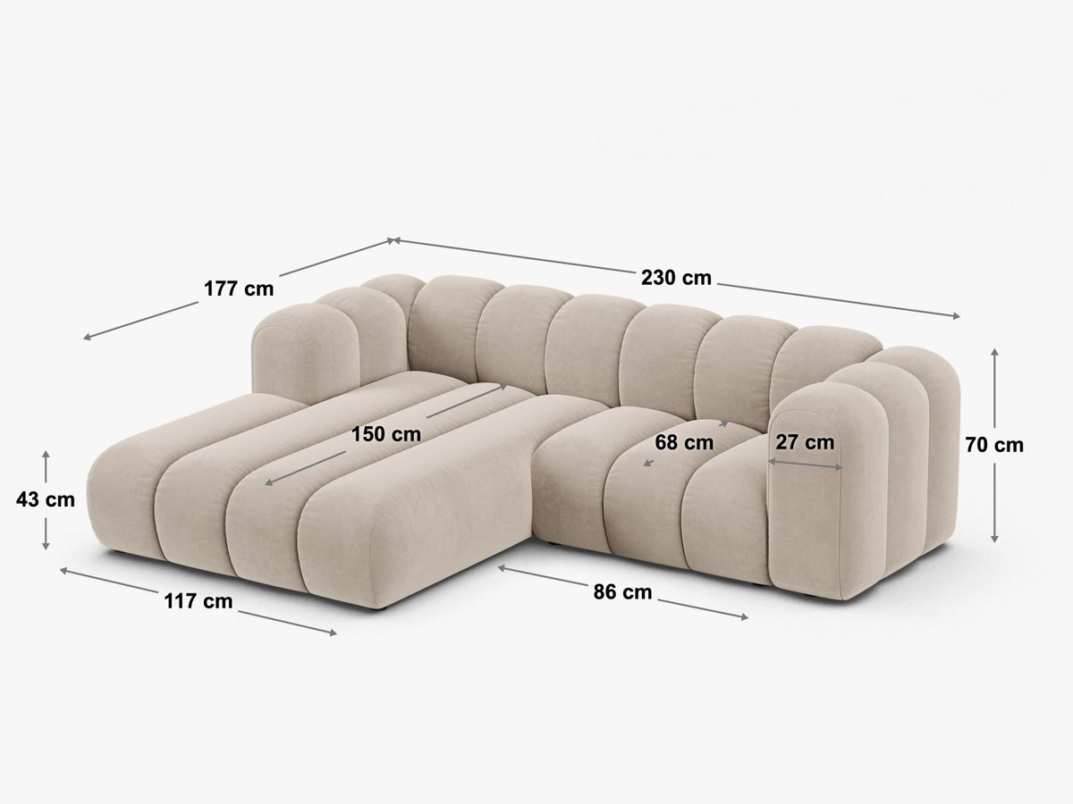 Coltar Lupine 3 locuri | Catifea
