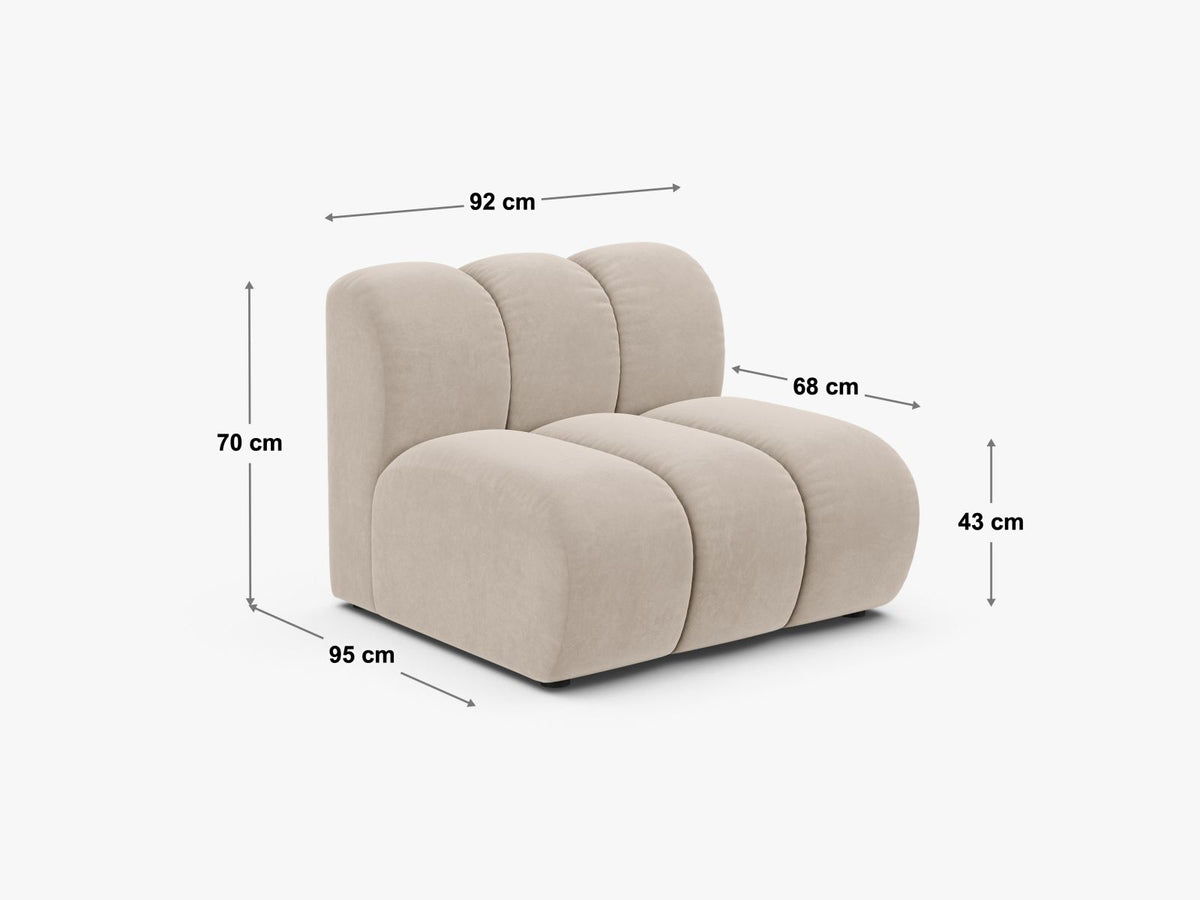 Modul Canapea Lupine fara brate | Boucle