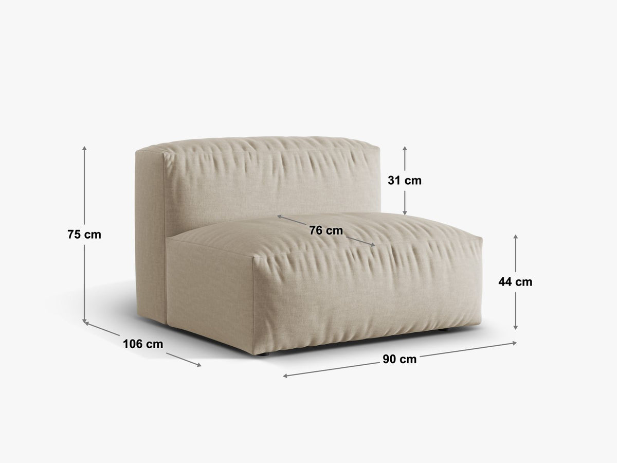 Modul Canapea Martina fara Brate | Tesatura structurata