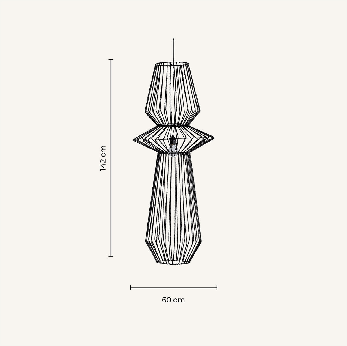 Lampa suspendata PLISSÉ