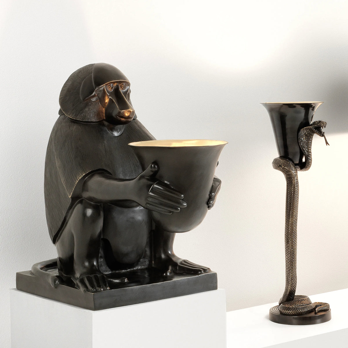 Lampă de masă Art Deco Monkey